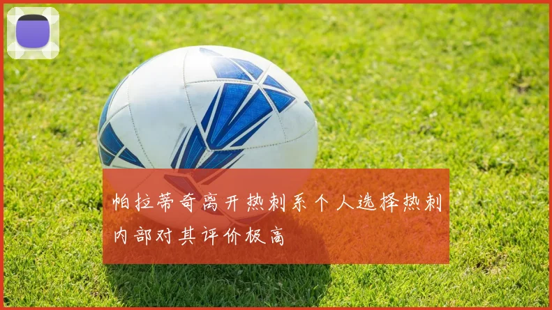 帕拉蒂奇离开热刺系个人选择热刺内部对其评价极高